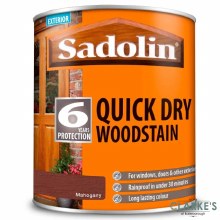 Sadolin Quick Dry Woodstain Mahogany 1 Litre