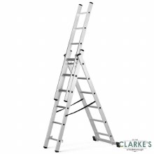 Safeline Aluminium Triple Ladder