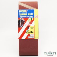 Safeline Sanding Belts 100 mm Grit 120 Fine