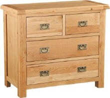 Salisbury Oak 2 Over 2 Drawer Chest