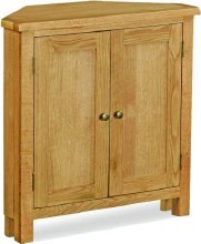 Salisbury LIte Oak corner cupboard