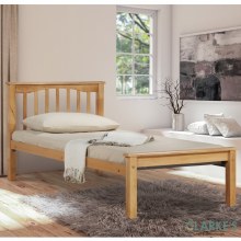 Sandra Bed Frame Beech 3ft