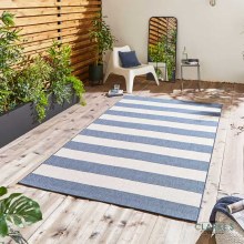 Santa Monica 48644 Outdoor Rug Blue/Light Beige120 x 170cm