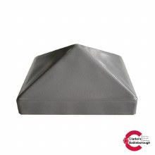 Satus Fence One-Piece Post Cap Merlin Grey