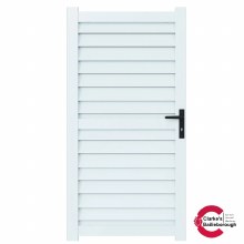 Satus Fence Garden Gate Fully Assembled Goosewing Grey 1100x1756mm