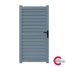 Satus Fence Garden Gate Fully Assembled Merlin Grey 1100x1756mm