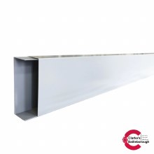 Satus Fence Single Plinth Pack of 2 Goosewing Grey 1800x150x48mm