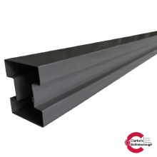 Satus One-Piece Fence Post Anthracite Grey 2450mm