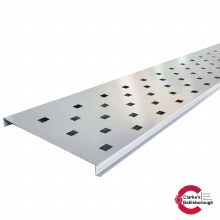 Satus Fence Square Hole Trellis Panel Goosewing Grey 1780x300mm