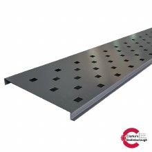 Satus Fence Square Hole Trellis Panel Merlin Grey 1780x300mm