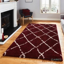 Scandi Berber G257 Red/Cream Rug 120 x 170cm