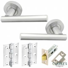 Picture of Securit Straight Lever on Rose Internal Handle Pack