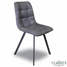 Selina Grey Fabric Dining Chair