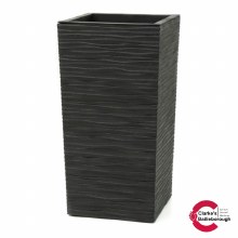 Serenety Square Plant Pot Stone Effect Slate Grey