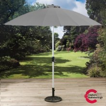 Shanghai Garden Parasol 2.7 Metre Grey