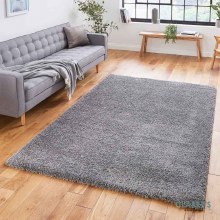 Sierra 9000 Shaggy  Pebble Grey Rug 120x x 170cm