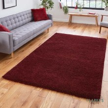 Sierra 9000 Shaggy  Ruby Rug 120x x 170cm