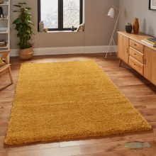 Sierra 9000 Shaggy  Yellow Rug 120x x 170cm