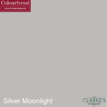 Colourtrend Contemporary Ceramic Matt Paint Silver Moonlight Colour 1 Litre