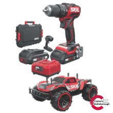 Skil Cordless Hammer Drill 2 x 2.0 Ah Batteries + RC Car