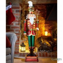 Giant Nutcracker LED Lit 119 cm Tall Giant Nutcracker LED Lit 119 cm Tall