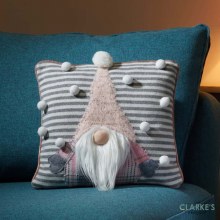 Gonkert Christmas Cushion Pink Gonkert Christmas Cushion Pink