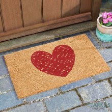 Heart - Outdoor Decoir Door Mat 75 x 45cm