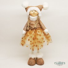 Winter Girl Standing 33cm