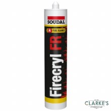 Soudal Firecryl FR Fire Rated Acrylic Sealant White