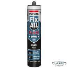 Soudal Fix All Flexi Sealant Adhesive Grey 290ml