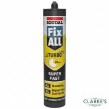 Soudal Fix All Turbo Sealant and Adhesive White 290ml