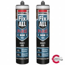 Soudal Fix All Flexi Sealant Adhesive White PROMO PACK