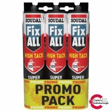 Soudal Fix All High Tack White Triple Pack