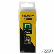 Stanley G Type Staples 6mm