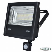 Auriga Ultra PIR 50W LED Flooflight IP66 Black Auriga Ultra PIR 50W LED Flooflight IP66 Black