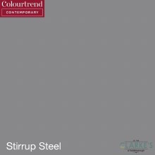 Colourtrend Contemporary Ceramic Matt Paint Stirrup Steel Colour 1 Litre