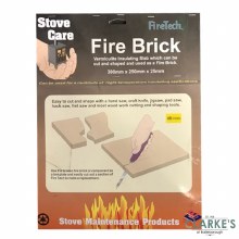 Stove Care Vermaculite Fire Brick 300mm x 250mm