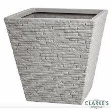 Strata Small Slate Stone Effect Planter