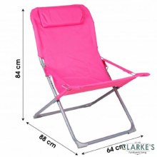 Oxford Folding Garden - Camping Chair Fushia