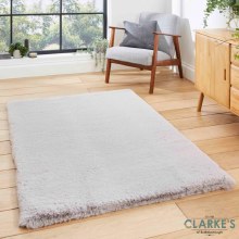 Super Teddy Silver Rug 120 x 170cm