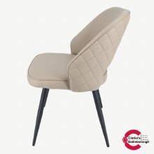 Sutton PU Dining Chair Mink Sutton PU Dining Chair Mink