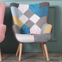 Taylor patched accent chair Taylor patched accent chair