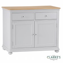 Timeless oak top small sideboard