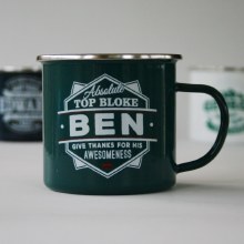 Top Bloke Enamel Ben Mug Top Bloke Enamel Ben Mug