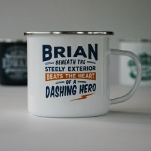 Top Bloke Enamel Brian Mug Top Bloke Enamel Brian Mug