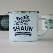 Top Bloke Enamel Shaun Mug