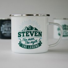 Top Bloke Enamel Steven Mug