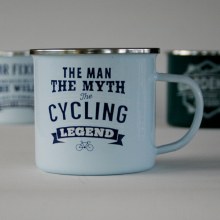 Top Bloke Enamel Cycling Mug Top Bloke Enamel Cycling Mug