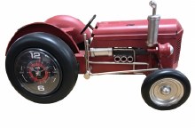 Tractor Clock Red Tractor Clock Red