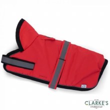 Uber-Active Comfort Quilted Dog Coat Red 40cm